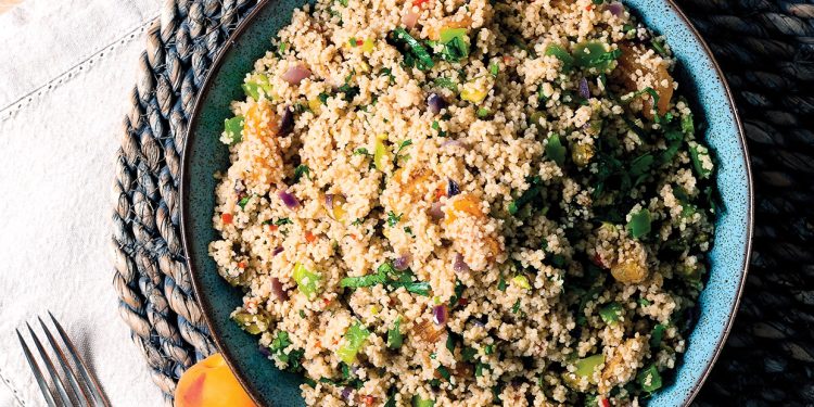 Vegan Apricot and Pistachio Couscous