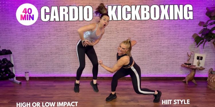 Cardio Kickboxing HIIT Workout | 40 Minutes – No Equipment