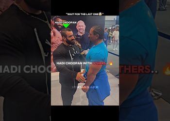 THE LAST ONE 🤯 HADI CHOOPAN SHOCKED #ytshorts #motivation #bodybuilding #edit #reactionvideo