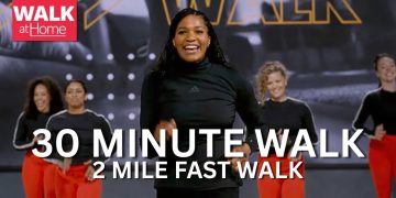 Walking Exercise | 30 Minute FAST Walk with Taja Wilson – 2 Mile Workout