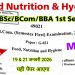 co curricular 1st semester mjpru | food nutrition and hygiene ba bsc bcom 1st year mjpru university