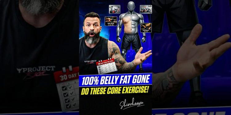 100% Belly Fat Gone Do These Core Exercise!