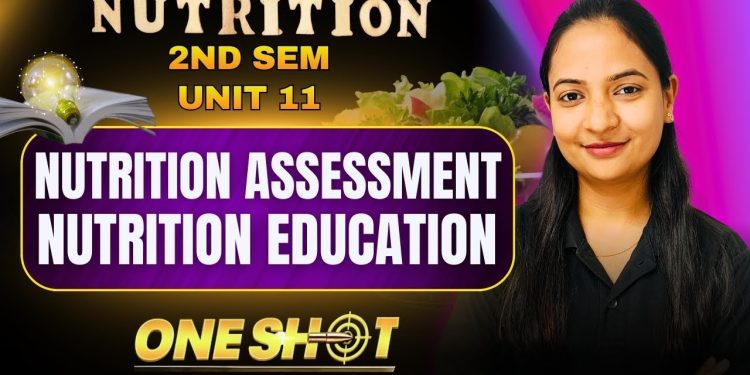 NUTRITION – One Shot Class Unit 11 nutrition assessment and nutrition education bsc nursing 1st year