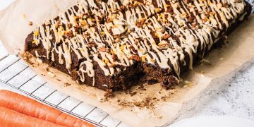 Vegan Carrot and Pecan Cake with Cashew Frosting