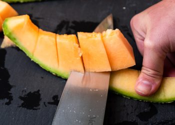 How to Cut a Cantaloupe (step by step photos)