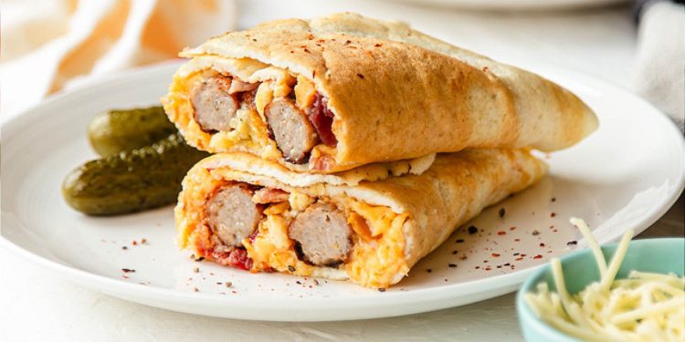 Loaded Egg White Protein Wraps