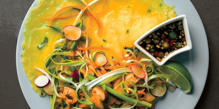 Naturally Vegan Vietnamese Pancakes (Bahn Xeo)