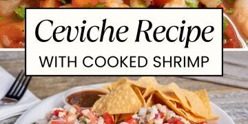 The best ceviche recipe (with cooked shrimp!)