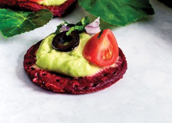 Vegan Beetroot Blinis