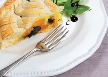 Vegan Cheesy Pithivier with Squash and Sage