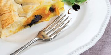 Vegan Cheesy Pithivier with Squash and Sage