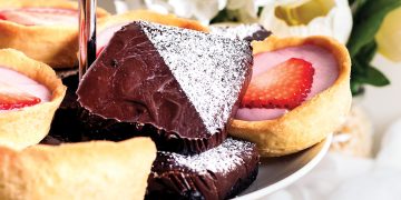 Vegan Mint Chocolate Tortes