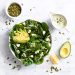Avocado Spinach Salad with Pumpkin Seed Dressing
