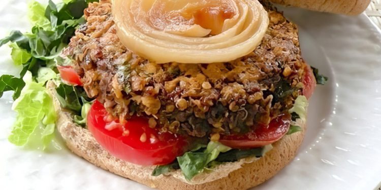 Vegan Quinoa Mushroom Burger – VegKitchen