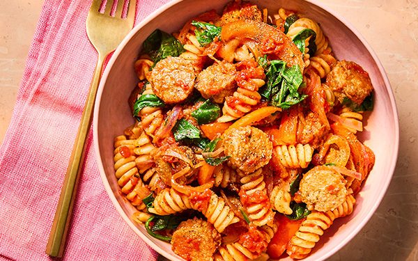 New! Veggie sausage pasta recipe