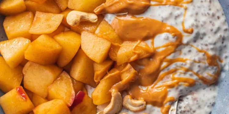 Apple Pie Coconut Chia Pudding
