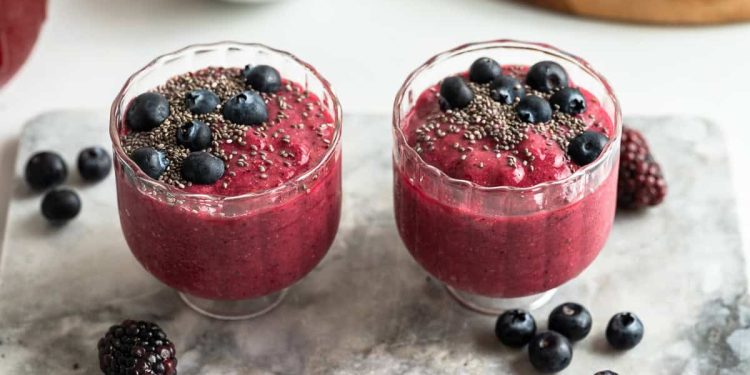 Chia Fruit Smoothie | High-Fiber + Super Tasty Recipe