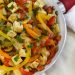Summer Tofu Skillet with Tomatoes and Bell Peppers
