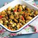 Vegan Curried Vegetable and Jackfruit Traybake