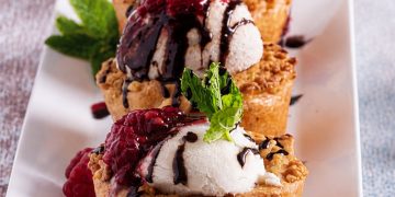 Sweet Vegan Dessert Yorkshire Puddings