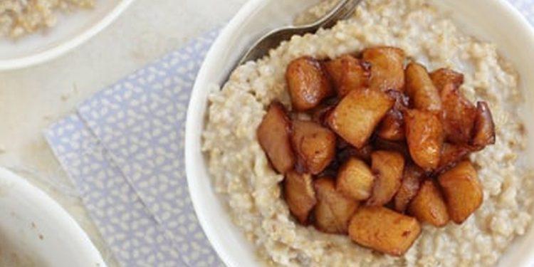 Apple Ginger Steel-Cut Oats – Oh My Veggies