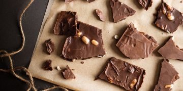 Vegan Sugar-Free Chocolate with Fruit and Nuts