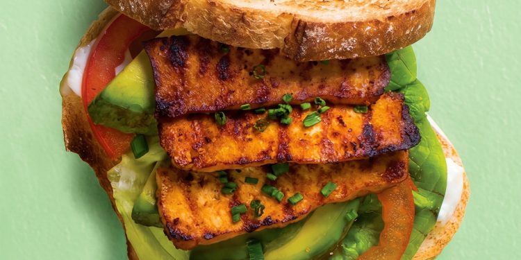 Vegan Smoked Tofu BLT Sandwich